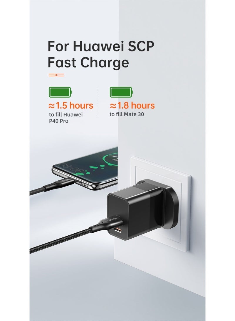 Mcdodo Hydrogen 20W PD Fast Charger Dual Port (1C+1A) UK Plug - Image 5